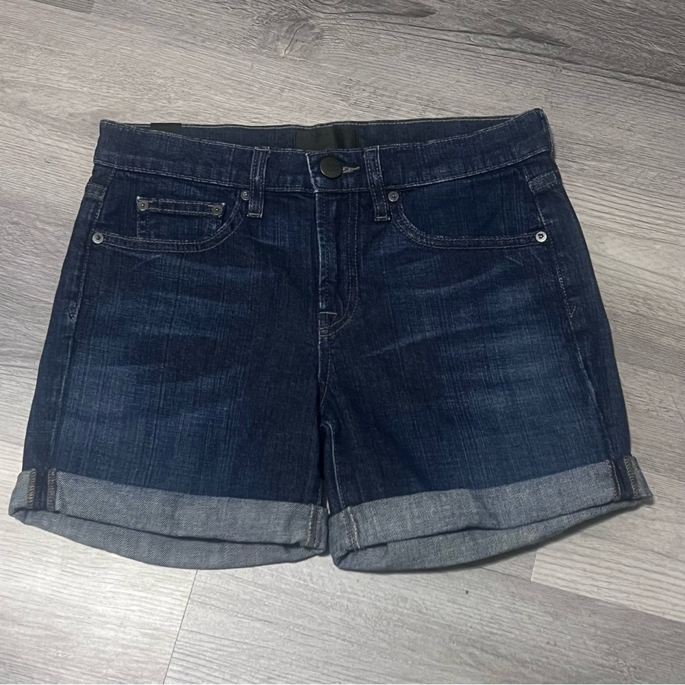 Vince Denim Shorts Rolled Hem in Westside Wash Size 24